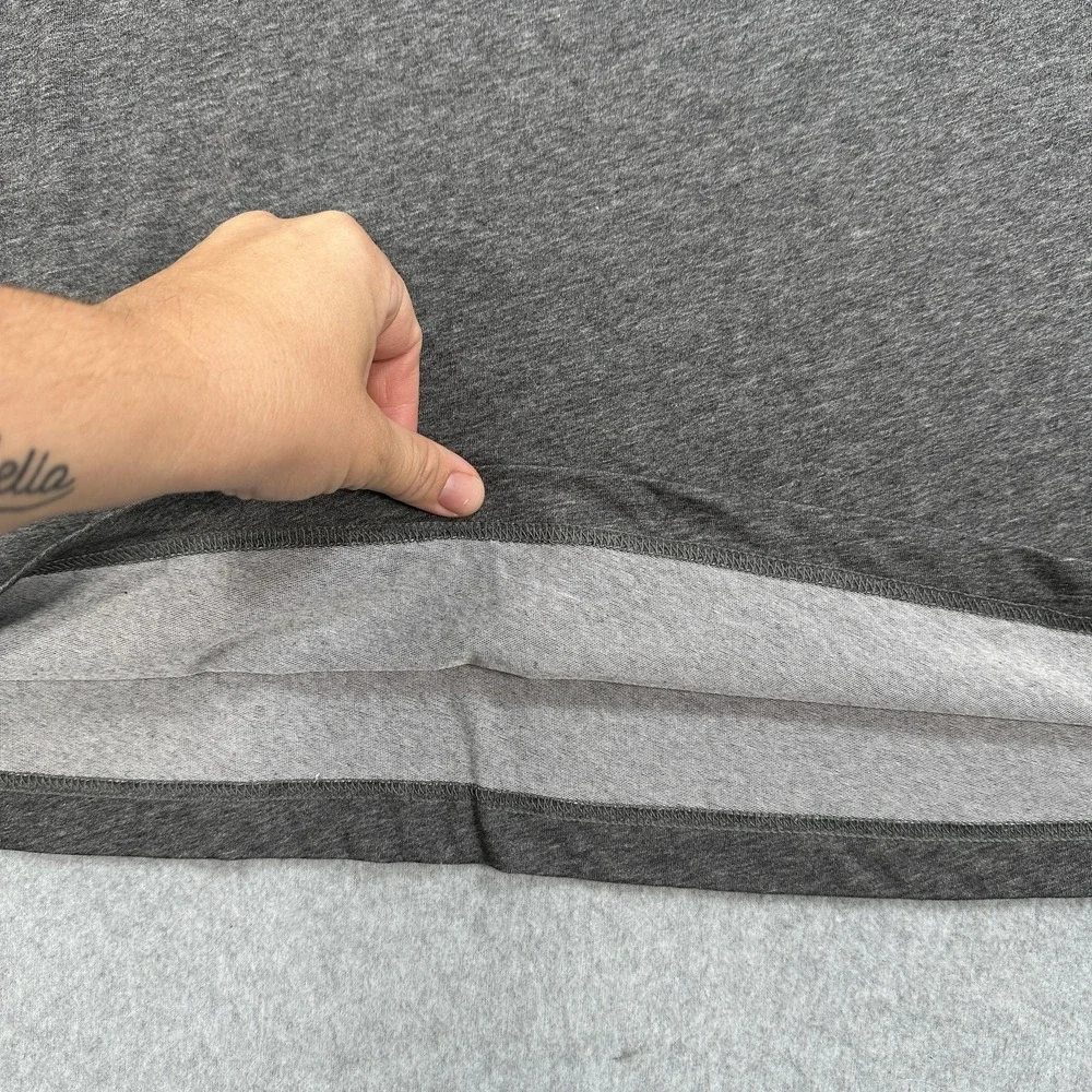 Nike Dri-FIT Shirt Mens 2XL Gray Athletic Training‎ Running Workout Tee